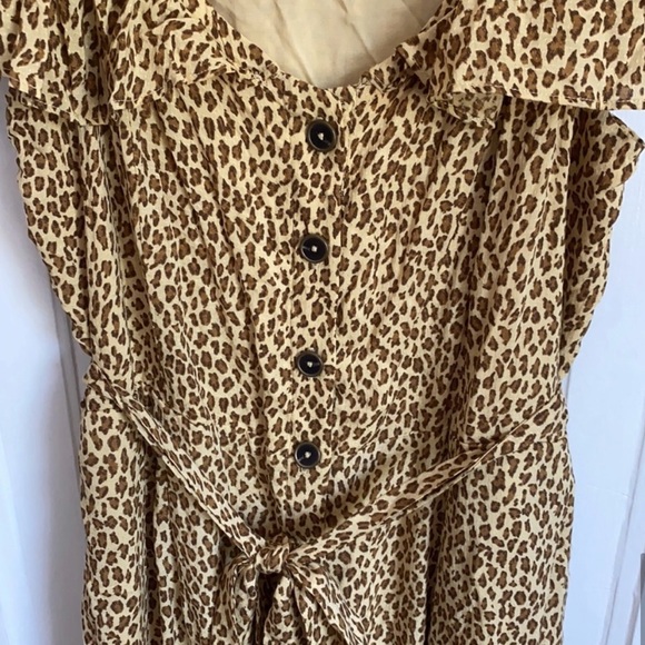 Anthropologie Bolano Leopard Print Dress - Picture 3 of 3